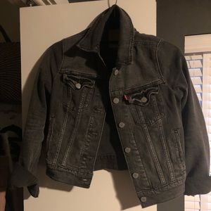 Gray Jean Levi Denim Jacket